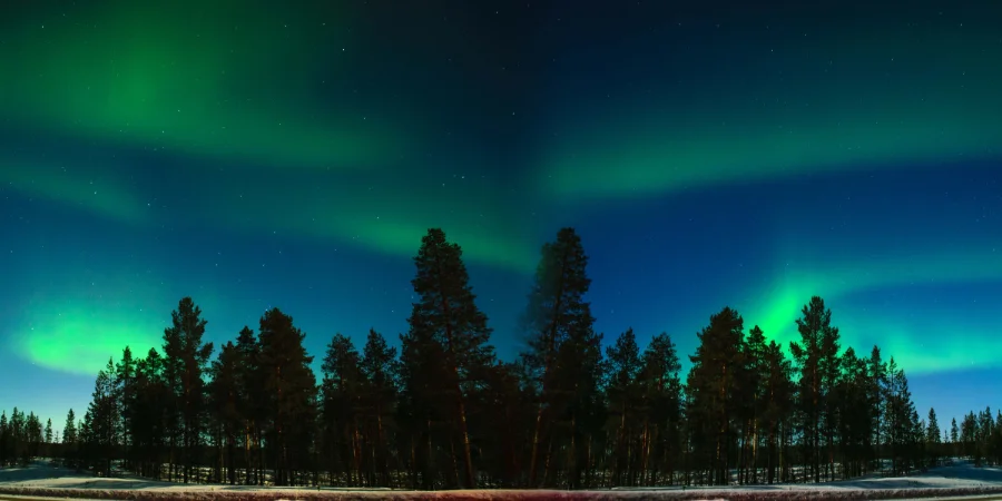 mejor epoca para ver las auroras boreales en finlandia